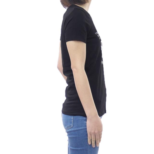 EMPORIO ARMANI エンポリオアルマーニ EA7 Tシャツ レディース トップス クルーネックTシャツ 半袖 7W000977 AF10373 ブラック 2026春夏新作_2