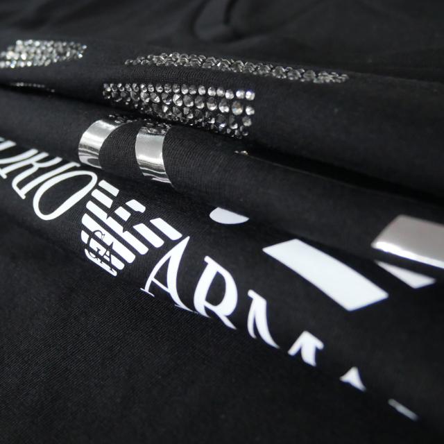 EMPORIO ARMANI エンポリオアルマーニ EA7 Tシャツ レディース トップス クルーネックTシャツ 半袖 7W000977 AF10373 ブラック 2026春夏新作_8