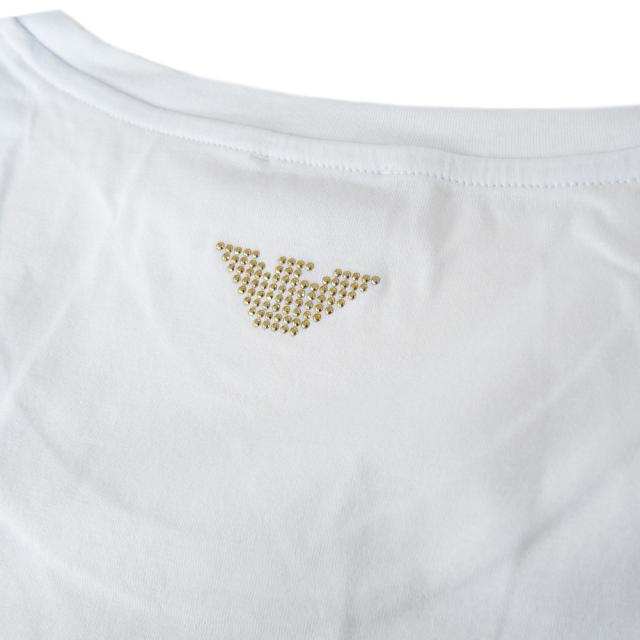 EMPORIO ARMANI エンポリオアルマーニ EA7 Tシャツ レディース トップス ラウンドネックTシャツ 半袖 8NTT67 TJDQZ ホワイト 2026春夏新作_8