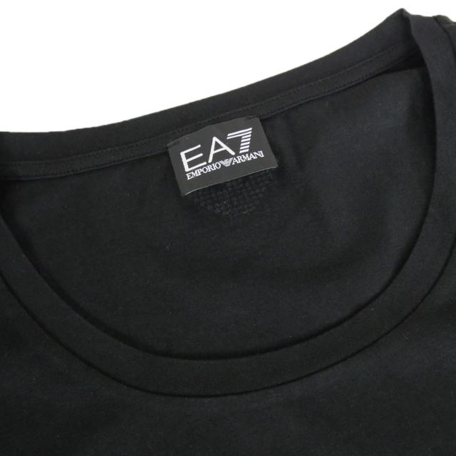 EMPORIO ARMANI エンポリオアルマーニ EA7 Tシャツ レディース トップス ラウンドネックTシャツ 半袖 8NTT67 TJDQZ ブラック 定番人気商品_5