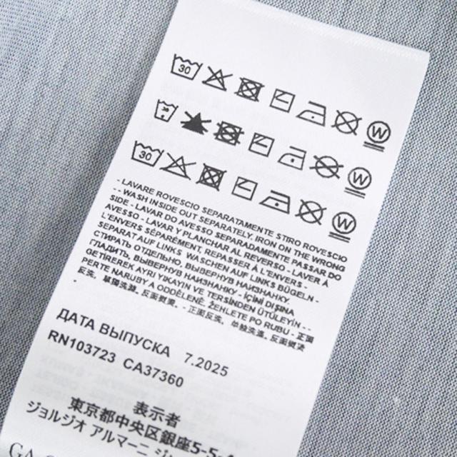 EMPORIO ARMANI エンポリオアルマーニ Tシャツ メンズ クルーネックTシャツ 半袖 トップス EM005269 AF10017 ブルー 2026春夏新作_9