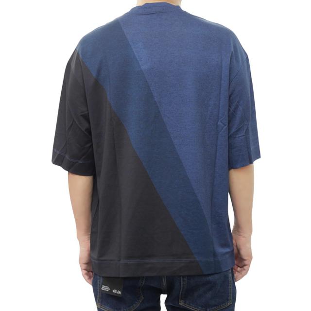 EMPORIO ARMANI エンポリオアルマーニ Tシャツ メンズ クルーネックTシャツ 半袖 トップス EM005269 AF10017 ブルー 2026春夏新作_3