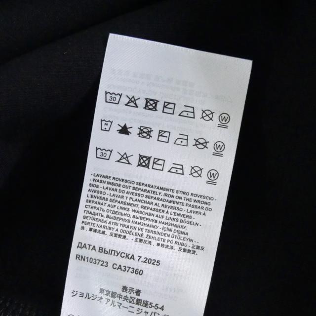 EMPORIO ARMANI エンポリオアルマーニ トレーナー メンズ 長袖 EM004540 AF10013 ブラック 2026春夏新作_9
