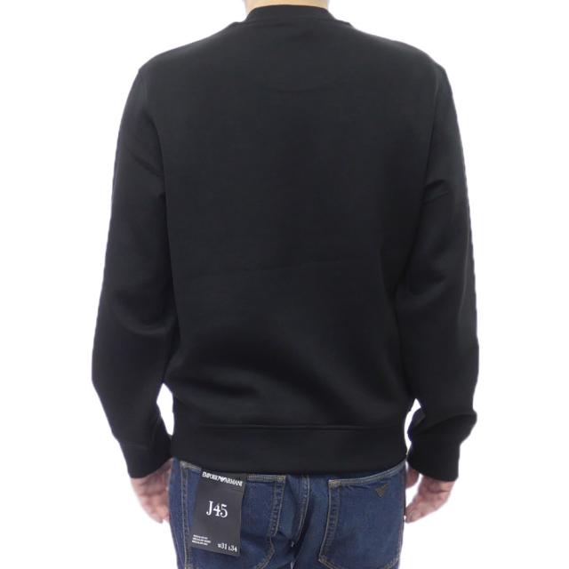 EMPORIO ARMANI エンポリオアルマーニ トレーナー メンズ 長袖 EM004540 AF10013 ブラック 2026春夏新作_3
