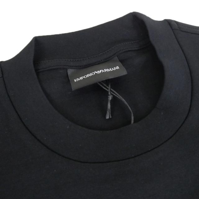 EMPORIO ARMANI エンポリオアルマーニ トレーナー メンズ 長袖 EM004540 AF10013 ブラック 2026春夏新作_5