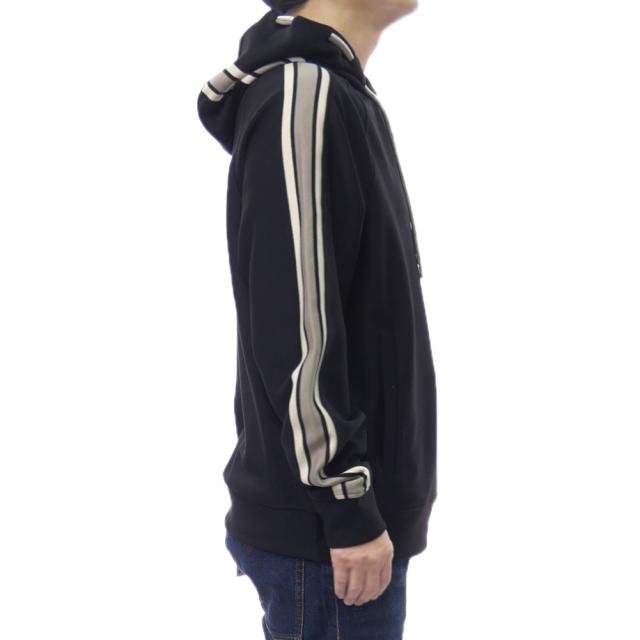 EMPORIO ARMANI エンポリオアルマーニ パーカー メンズ プルオーバーパーカー 長袖 EM005199 AF24209 ブラック 2026春夏新作_2