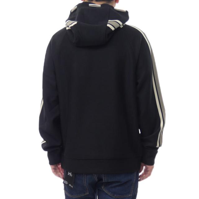 EMPORIO ARMANI エンポリオアルマーニ パーカー メンズ プルオーバーパーカー 長袖 EM005199 AF24209 ブラック 2026春夏新作_3