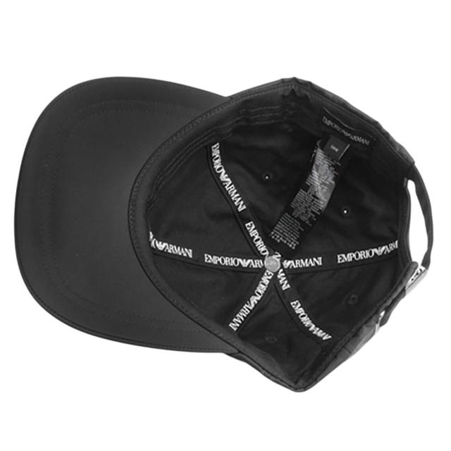 EMPORIO ARMANI エンポリオアルマーニ 帽子 メンズ キャップ EM001962 AF13454 ブラック 定番人気商品_5