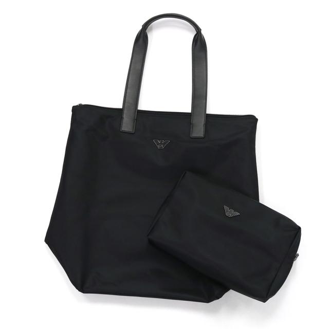 EMPORIO ARMANI エンポリオアルマーニ バッグ メンズ トートバッグ EM003555 AF13454 ブラック 2026春夏新作_8