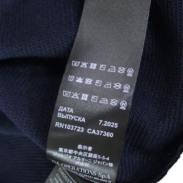 EMPORIO ARMANI UNDERWEAR エンポリオアルマーニ アンダーウェア メンズ ハーフジップスウェット EM003780 AF18887 ネイビー 2026春夏新作_9