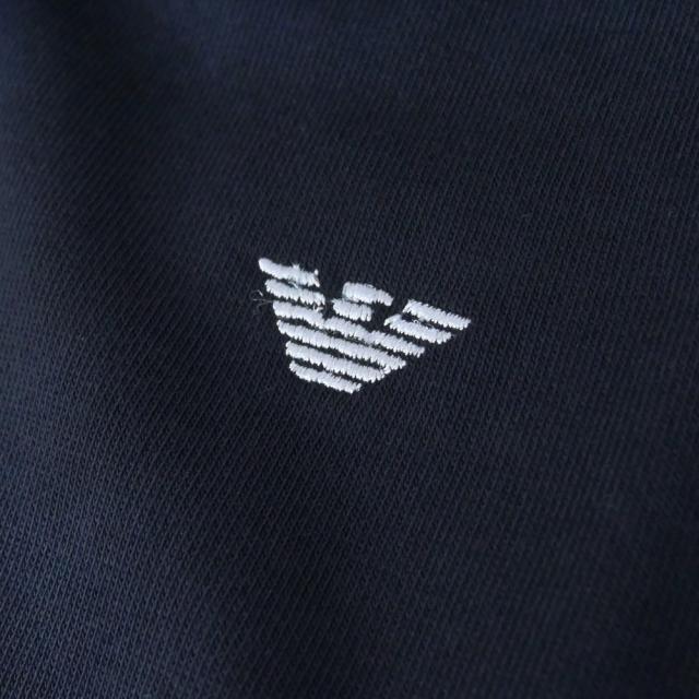 EMPORIO ARMANI UNDERWEAR エンポリオアルマーニ アンダーウェア メンズ ハーフジップスウェット EM003780 AF18887 ネイビー 2026春夏新作_6