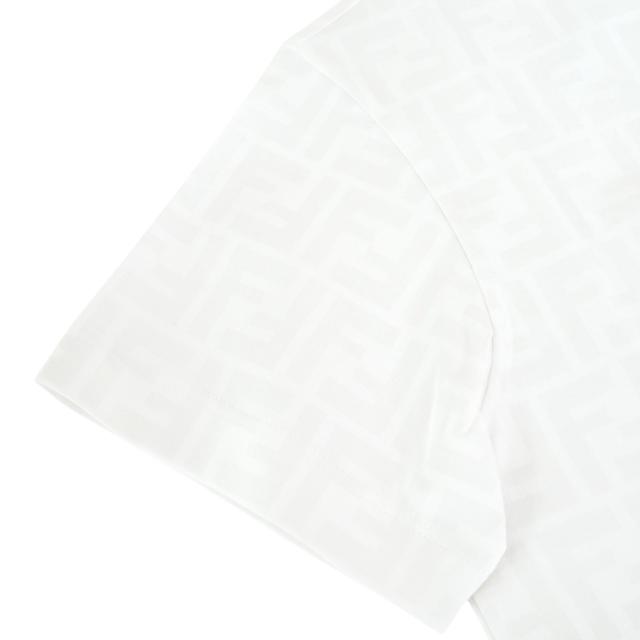 FENDI フェンディ キッズ Tシャツ レディース トップス クルーネックTシャツ 半袖 綿100％ JUI181 ATRV ホワイト 2026春夏新作_6