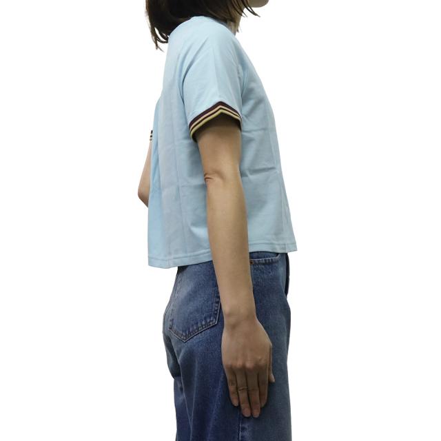 FRED PERRY フレッドペリー Tシャツ レディース トップス クルーネックTシャツ 半袖 綿100％ G2162 / TIPPED T-SHIRT ブルー 2026春夏新作_2