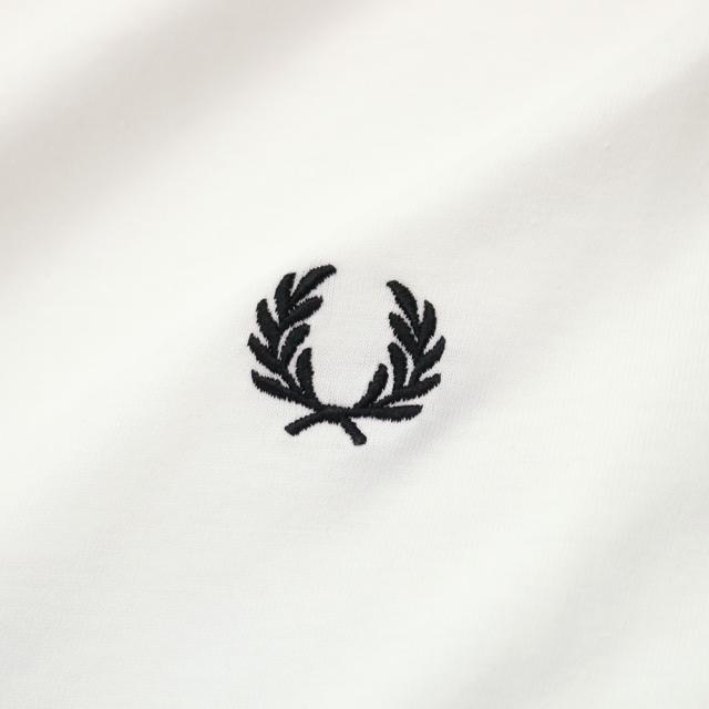 FRED PERRY フレッドペリー Tシャツ レディース トップス クルーネックTシャツ 半袖 綿100％ G2160 / TAPED T-SHIRT ホワイト 2026春夏新作_6