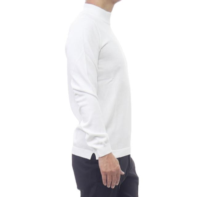 GRAN SASSO グランサッソ セーター メンズ モックネックニットセーター 長袖 綿100％ 58108 18120 / LUPETTO M/L ホワイト 2026春夏新作_2