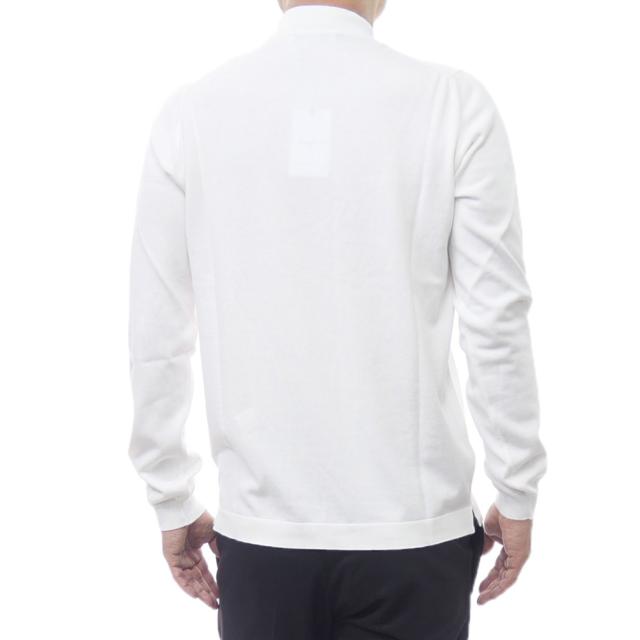 GRAN SASSO グランサッソ セーター メンズ モックネックニットセーター 長袖 綿100％ 58108 18120 / LUPETTO M/L ホワイト 2026春夏新作_3
