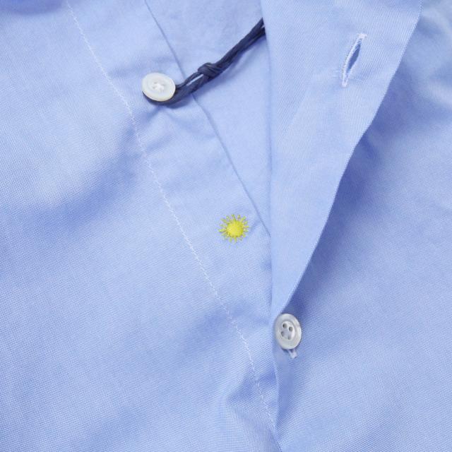 GIANNETTO ジャンネット メンズ カッタウェイシャツ Yシャツ AC140 / VINCI FIT WASH ライトブルー 2026春夏新作_7