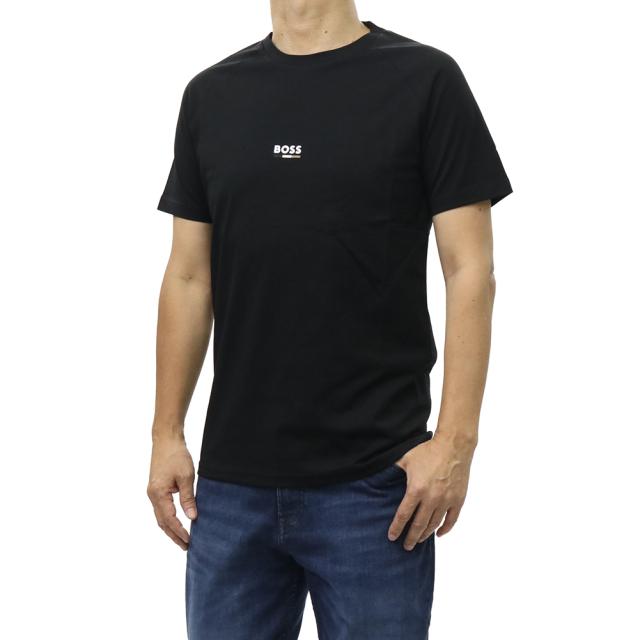 HUGO BOSS ヒューゴボス Tシャツ メンズ クルーネックTシャツ 半袖 50517970 10249533 / T-Shirt RN Slim Fit ブラック 2026春夏新作