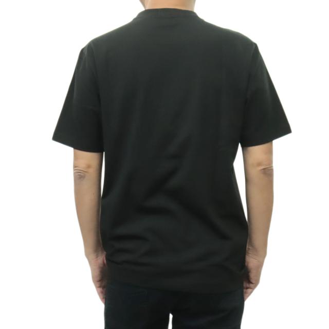 HUGO BOSS ヒューゴボス Tシャツ メンズ クルーネックTシャツ 半袖 トップス 50559363 10278673/TS Globe Logo Pattern ブラック 2026春夏新作_3