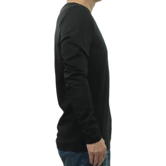 HUGO BOSS ヒューゴボス Tシャツ メンズ クルーネックロングTシャツ ロンT 長袖 トップス 50473286 10242929/TChark ブラック 定番人気商品_2