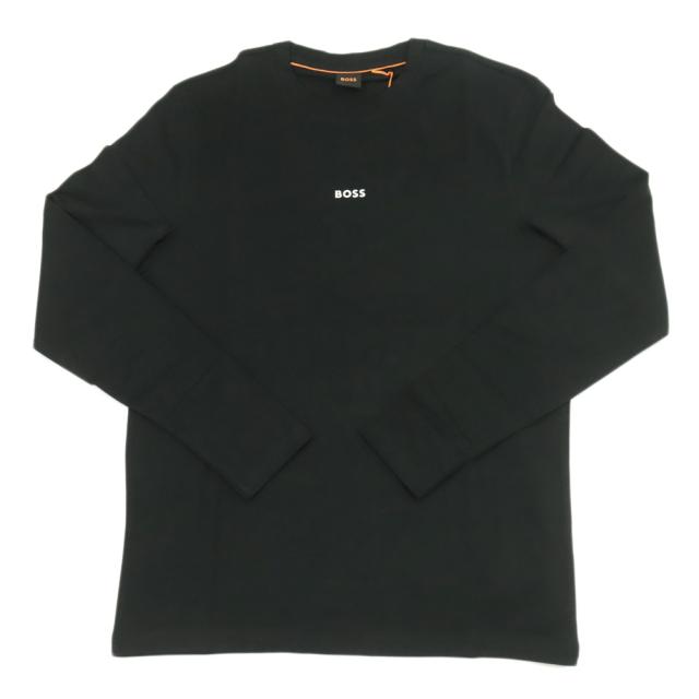 HUGO BOSS ヒューゴボス Tシャツ メンズ クルーネックロングTシャツ ロンT 長袖 トップス 50473286 10242929/TChark ブラック 定番人気商品_4