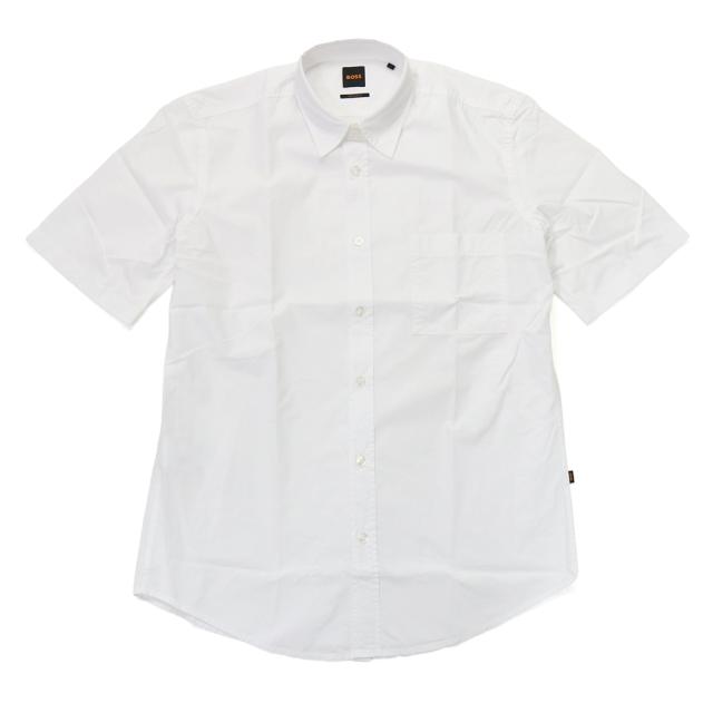 HUGO BOSS ヒューゴボス メンズ半袖シャツ 50537331 10260264 / Relegant_6-Short_M ホワイト 2026春夏新作_4