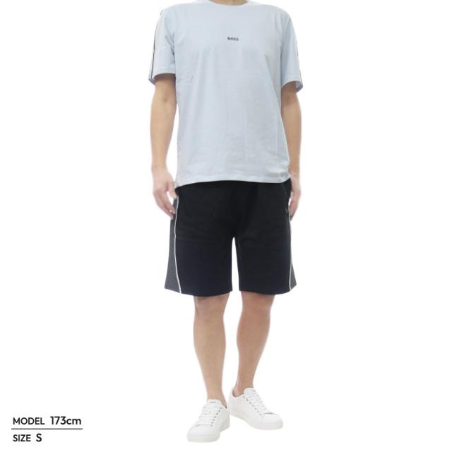 HUGO BOSS ヒューゴボス パンツ メンズ ショートパンツ ショーツ 50554801 10269555 / Tracksuit Short ブラック 2026春夏新作_1