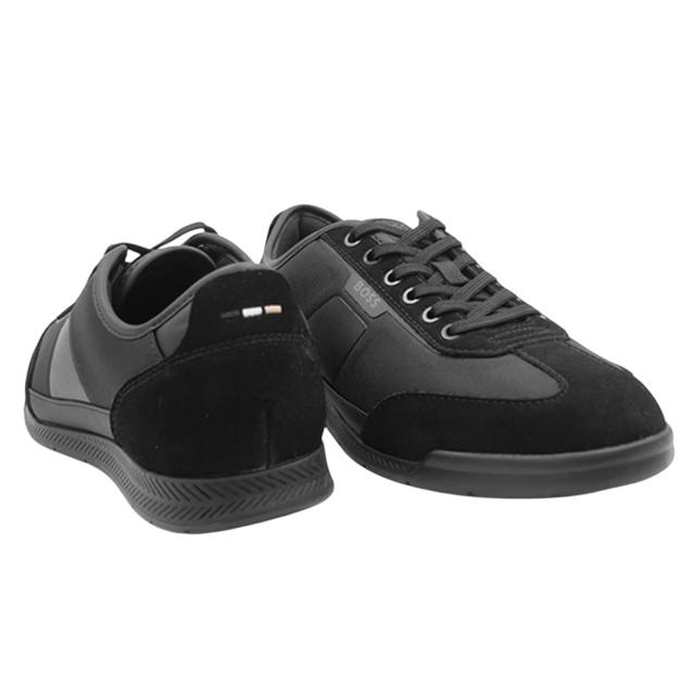 HUGO BOSS ヒューゴボス スニーカー メンズ ローカットスニーカー シューズ 靴 50557886 10271652 / Nitan_Lowp_nymith ブラック 2026春夏新作_1