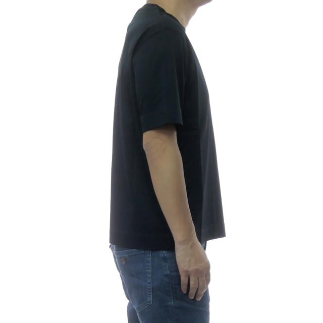 HERNO ヘルノ Tシャツ メンズ クルーネックTシャツ 半袖 トップス JG000282U 52131 ブラック 2026春夏新作_2