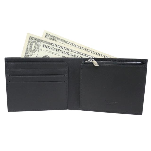 JIL SANDER ジルサンダー 財布 メンズ レディース ユニセックス 二つ折り財布 小銭入れ付き J25UI0002 P5995/ZIP POCKET WALLET ブラック 2026春夏新作_1