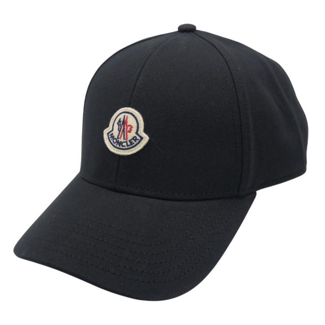 MONCLER モンクレール メンズキャップ 3B00048 04863 ブラック 2026春夏新作