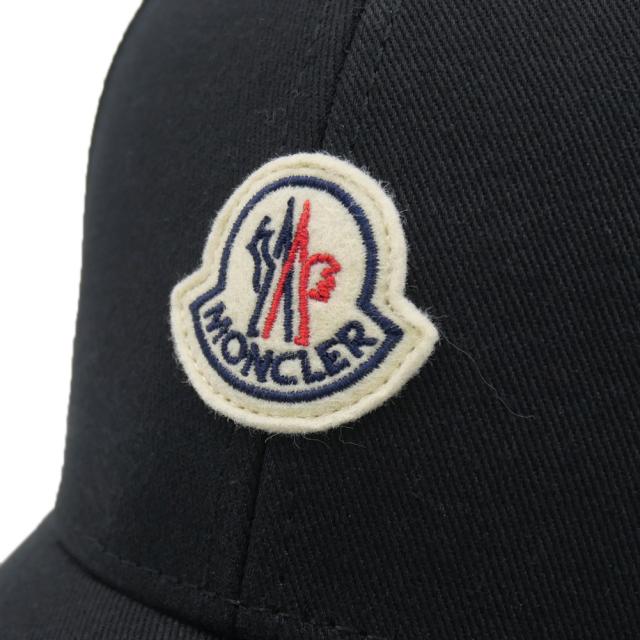 MONCLER モンクレール メンズキャップ 3B00048 04863 ブラック 2026春夏新作