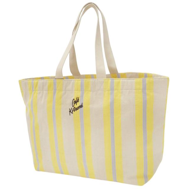 大売り出しSS MAISON KITSUNE メゾンキツネ 御徒面子 メンズ レディース ユニ一発やる トートバッグ QU05114 WW9111/LARGE SUMMER TOTE 黄色系マルチ色合い
