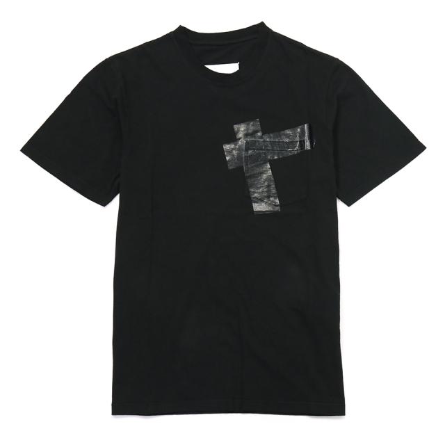 MAISON MARGIELA メゾンマルジェラ Tシャツ メンズ クルーネックTシャツ 半袖 トップス S67GC0048 S24575 ブラック 2026春夏新作_4