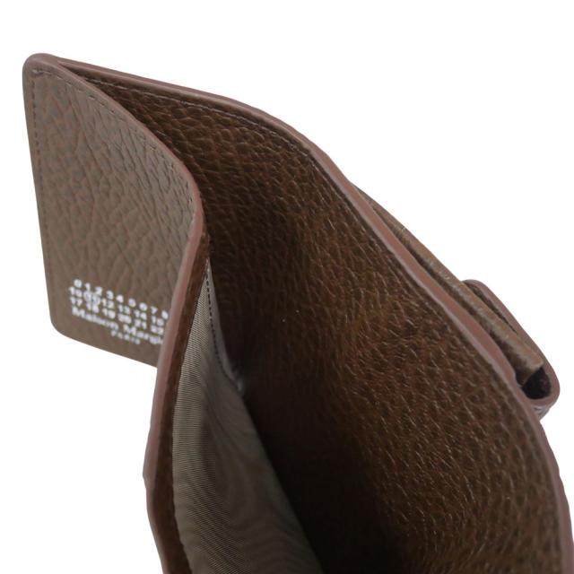 MAISON MARGIELA メゾンマルジェラ 財布 メンズ 三つ折り財布 小銭入れ付き S36UI0416 P4455 ブラウン 2026春夏新作_5