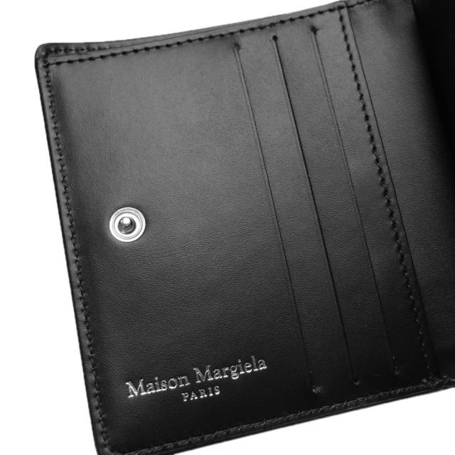 MAISON MARGIELA メゾンマルジェラ 財布 メンズ 二つ折り財布 小銭入れ付き SA3UI0007 P4745 ブラック 定番人気商品_6