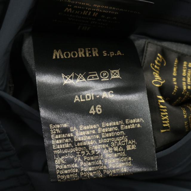 MOORER ムーレー ジャケット メンズ リバーシブルジャケット ALDI-AC ブラック×グレー 2026春夏新作