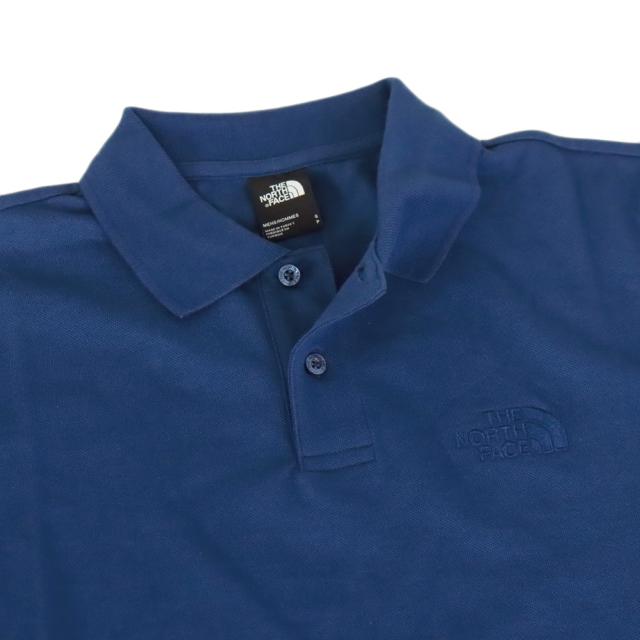 THE NORTH FACE ノースフェイス ポロシャツ メンズ 鹿の子ポロシャツ 半袖 綿100％ NF0A8C1P / M ESS RG POLO TEE 青ブルー 定番人気商品_5