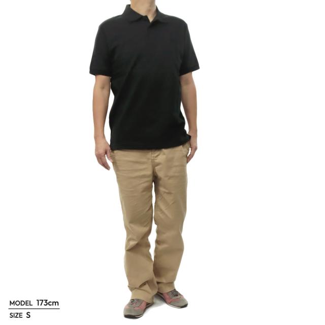 THE NORTH FACE ノースフェイス ポロシャツ メンズ 鹿の子ポロシャツ 半袖 綿100％ NF0A8C1P / M ESS RG POLO TEE 黒ブラック 定番人気商品_1