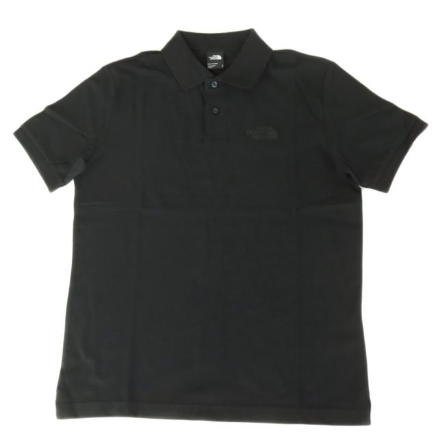 THE NORTH FACE ノースフェイス ポロシャツ メンズ 鹿の子ポロシャツ 半袖 綿100％ NF0A8C1P / M ESS RG POLO TEE 黒ブラック 定番人気商品_4