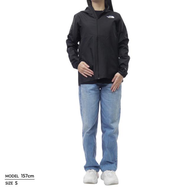 THE NORTH FACE ノースフェイス ジャケット レディース ナイロンジャケット NF0A8FZH / W FONTANALES WIND JACKE ブラック 2026春夏新作_1