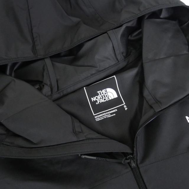 THE NORTH FACE ノースフェイス ジャケット レディース ナイロンジャケット NF0A8FZH / W FONTANALES WIND JACKE ブラック 2026春夏新作_5