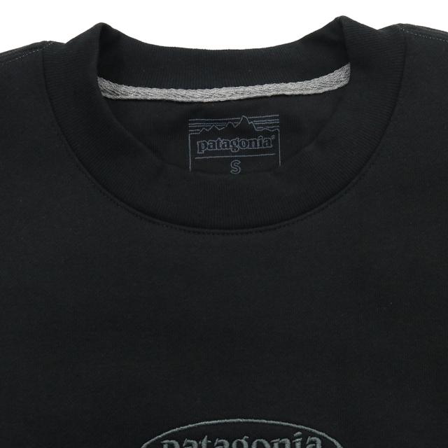 PATAGONIA パタゴニア トレーナー メンズ 長袖 39728/M’S OVAL LOGO UPRISAL CREW BLK ブラック 2026春夏新作_5