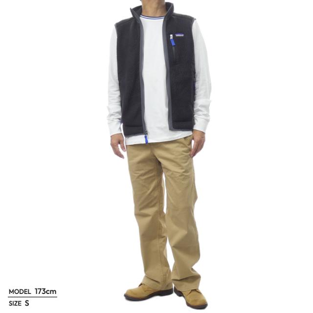 PATAGONIA パタゴニア フリース メンズ ベスト フリースベスト 22821 / M’S RETRO PILE VEST（メンズ レトロパイルベスト）BFO ブラック 定番人気商品_1