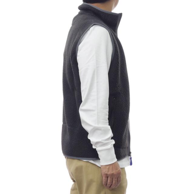 PATAGONIA パタゴニア フリース メンズ ベスト フリースベスト 22821 / M’S RETRO PILE VEST（メンズ レトロパイルベスト）BFO ブラック 定番人気商品_2