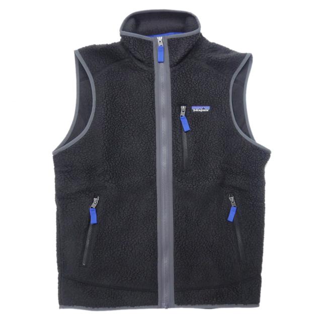 PATAGONIA パタゴニア フリース メンズ ベスト フリースベスト 22821 / M’S RETRO PILE VEST（メンズ レトロパイルベスト）BFO ブラック 定番人気商品_4