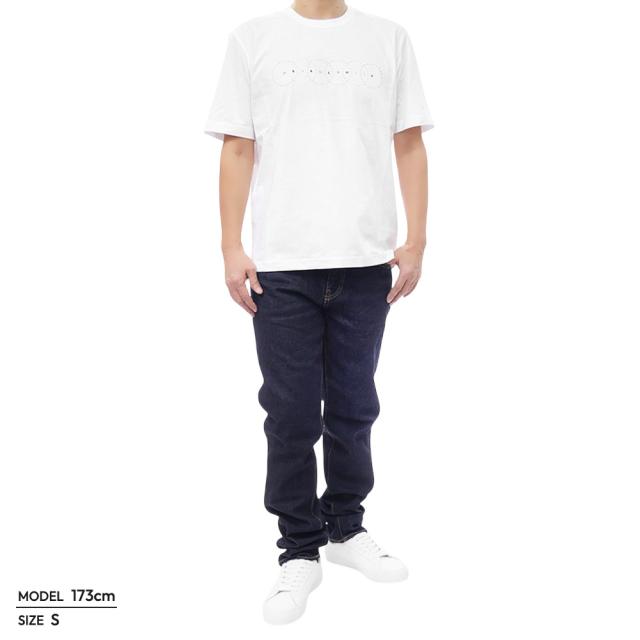 PS PAUL SMITH ポールスミス Tシャツ メンズ クルーネックTシャツ 半袖 綿100％ M2R 220X VP5586 ホワイト 2026春夏新作_1