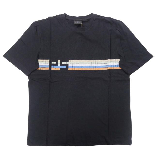 PS PAUL SMITH ポールスミス Tシャツ メンズ クルーネックTシャツ 半袖 トップス M2R 726Z VP5766 ブラック 2026春夏新作_4