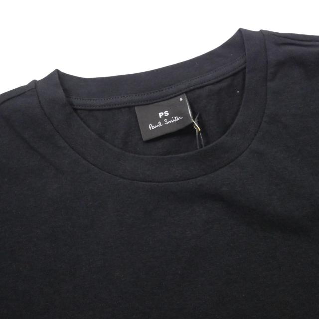 PS PAUL SMITH ポールスミス Tシャツ メンズ クルーネックTシャツ 半袖 トップス M2R 726Z VP5766 ブラック 2026春夏新作_5