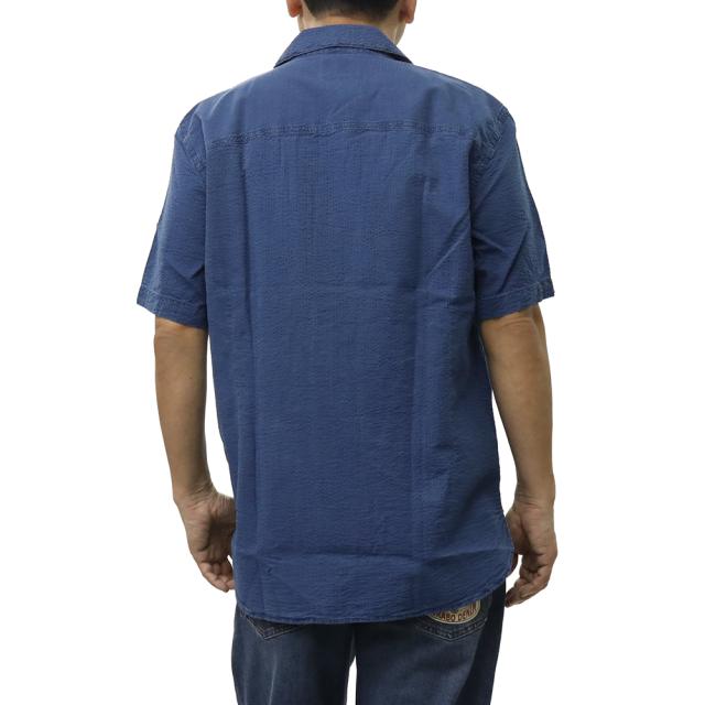 PS PAUL SMITH ポールスミス メンズ カジュアルシャツ M2R 896Z V22617 インディゴブルー 2026春夏新作_3